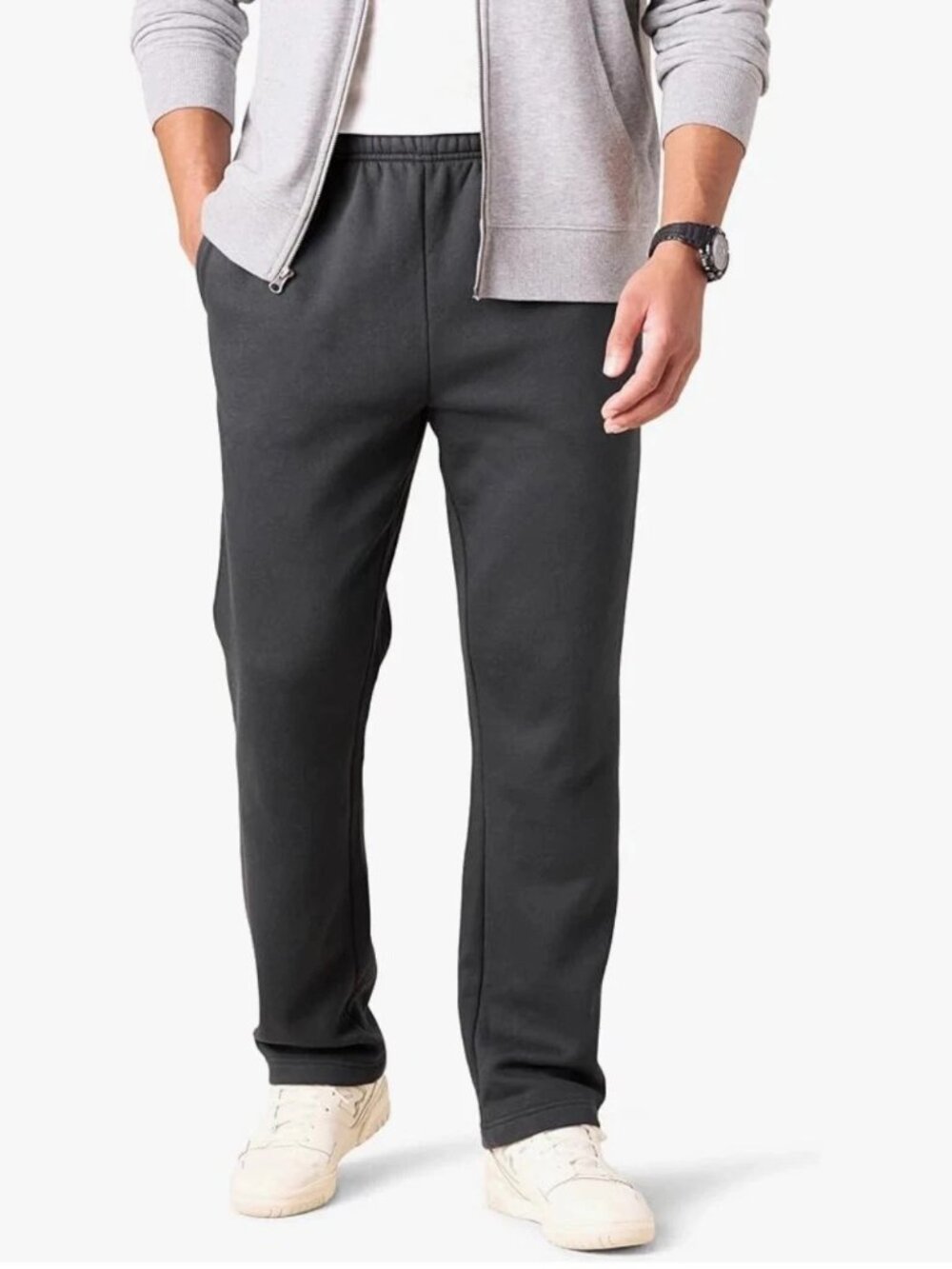 Amazon Essentials Size Large Men's Fleece Open Bottom Sweatpant. New With Tag